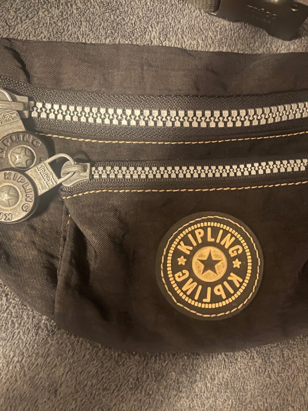 Black Kipling Fanny Pack Waist Bag